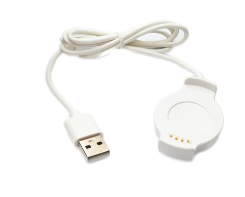 SYSTEM-S Cavo USB 2.0 100 cm stazione di ricarica per Huawei Watch 2 Smartwatch 5 V adattatore bianco