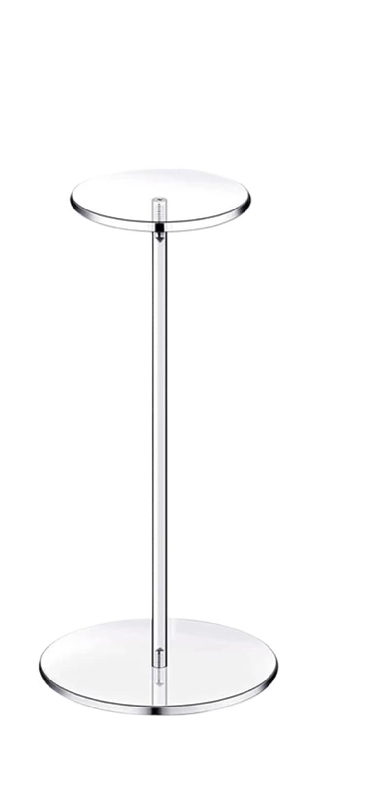 zyrqon Clear Acrylic Hat Stand And Wig Holder Rack With Pedestal And Round Base Tabletop Organizer Storage Baseball Showcase(Transparent-35)