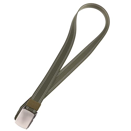 Adjustable Straps Canvas Belt Men Waist Belt Outdoor Training Tactical Accessories Plastic Buckle for Daily Wear