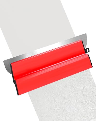 LAOYE Lame a Lisser Enduit 25cm Lisseuse Enduit Spatule Enduit Lissage Couteau à Enduire Lissage Outil Inox pour Placo Bandes à Joint Murs