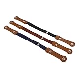 LRXIYODE 3 Stück Teiliges Elastisches Taillengürtel Verstellbare Hosengürtel für Jungen Mädchen Leicht Farblich Sortiert Schwarz und Vielseitig für Jeans und Kleider