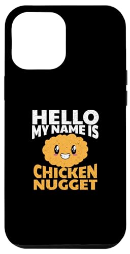 Carcasa para iPhone 15 Plus Divertido amante de los nuggets de pollo Hola, me llamo Chicken Nugget