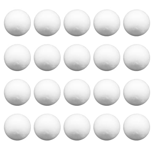 Zorfeter 2 Inch White Foam Balls 20 PCS