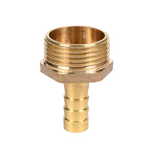 Brass Hose Fittings, Air Hose Fittings Connector Hose Adapter, Brass Pipe Fittings 3/8