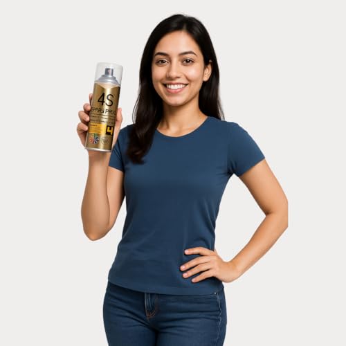 Conica- 4S Bright Chrome Spray Paint 400ML, Pack of 1