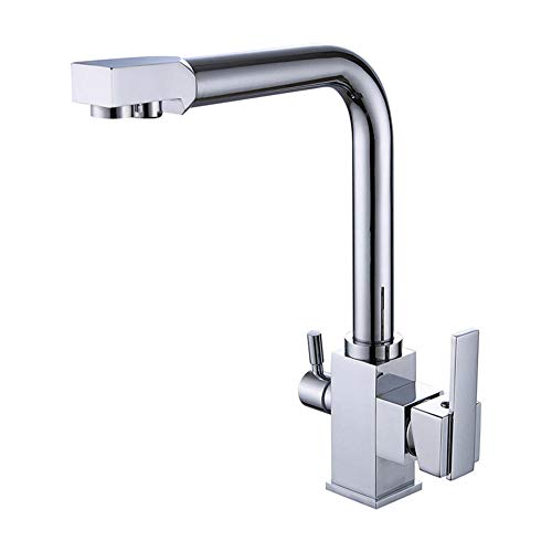 Mitigeur cuisine 3 en 1 pour eau filtrée sous évier, idéal pour éliminer les bouteilles