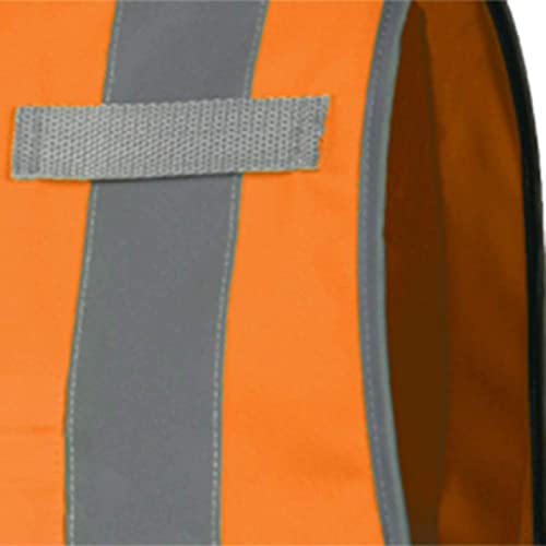 Pioneer High Visibility, Waterproof, Windproof Quilted Bib Safety Pants With Adjustable Suspenders, Reflective Tape, Orange, Unisex, 3Xl, V1120651U-3Xl #TOP2