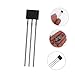 SOESFOUFU 10pcs Pin Hall Effect for Motor Control High Precision Magnetic Detector for Appliances Automotive Industrial Use