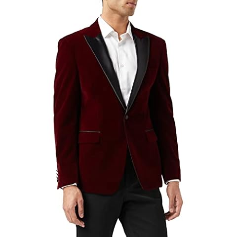 Men's Velvet Tuxedo Dinner Jacket Blazer Cover