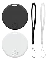 GPS-Tracker 2 Stück Smart Air Tracker Tag kompatibel mit iOS und Android, Schlüsselanhänger GPS Android für Koffer/Katzen/Tasche/Kinder/Hunde, tragbarer Tracker mit akustischem Alarm