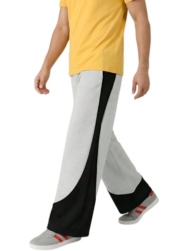 Image of Men's Plain Loose Fit Trouser | Polycotton Joggers with Elastic Waistband & Side Pockets | Comfortable Gym, Running & Casual Wear Lower
