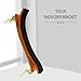 4/4 Violin Shoulder Rest,Violin Solid Wood Shoulder Rest,Violin Shoulder Rest Collapsible Adjustable 3/4 Size, Violin Parts Soft Safety Easy To Use,Ergonomic Design, Soft Rubber Claws ﻿