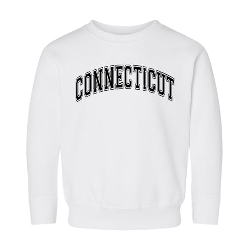 Arch Connecticut Kids Sweatshirt Toddler 2T White