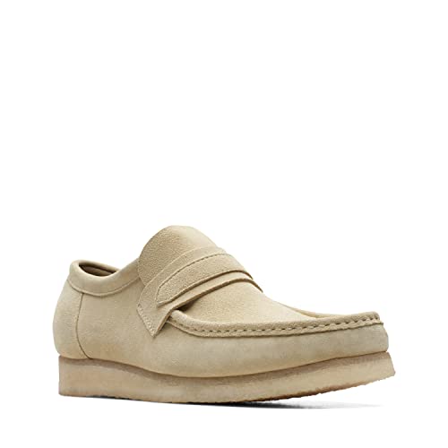 Maple Suede Clarks Wallabee Loafer