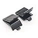Adjustable Steel Pilaster Shelf Clip Support, Shelving Bracket Clips for Metal and Wood Shelves (20, Black)