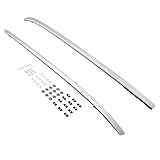 KUAFU 2Pcs Roof Rack Side Rails Compatible with 2017-2024 Mazda CX-5 Top Side Rails Roof Bars Luggage Carrier Painted Silvery Black