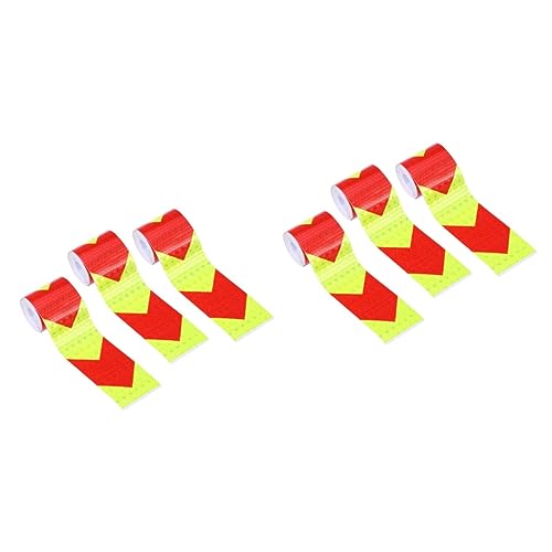 Cinta reflectante fluorescente amarilla Mobestech etiquetas seguridad