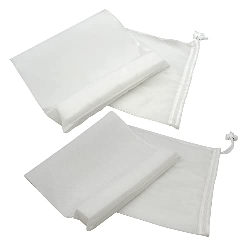 KOKIDO Replacement Filter Bags Set (Standard and Fine filter) for Handheld Pool Vacuum KOKIDO XTROVAC 410 XTROVAC 910, Standard filter - 250 microns, Fine filter - 75 microns