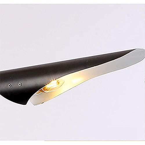 Lustre en fer moderne américain avec 8 sources E27 pour restaurant