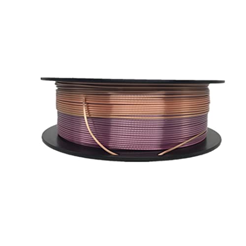 Image of PLA 3D Printer Filament, PLA Filament 1.75mm, Dimensional Accuracy + /- 0.02 mm, 1kg Carton Spool PLA Filament, 1.75mm (Rainbow)