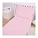 American Baby Company 100% Natural Cotton Jersey Knit Toddler Sheet Set, Pink, Soft Breathable, for Girls