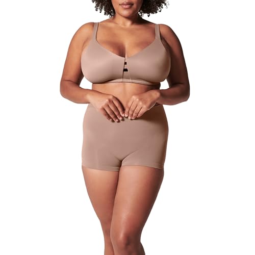 Image of SPANX SPANXshape ExtraOrdinary Boyshort - Sculpting Compression - Women's Shapewear Underwear - Recycled Nylon Fabric Blend