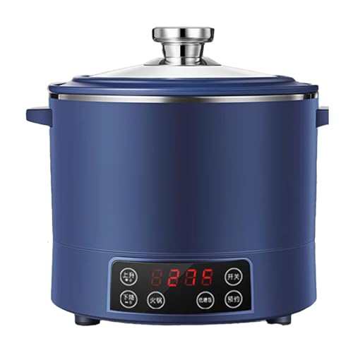 Olla arrocera, vaporizador bajo en carbohidratos de 3 litros con control táctil inteligente y temporizador de retardo de 12 horas para dietas saludables y uso familiar
