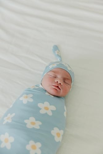 Image of Copper Pearl Swaddle Blankets for Newborns | Soft Stretchy Receiving Blankets for Boys and Girls | Large 46 x 46 Inch Baby Blankets | Lightweight and Breathable Swaddles | Della