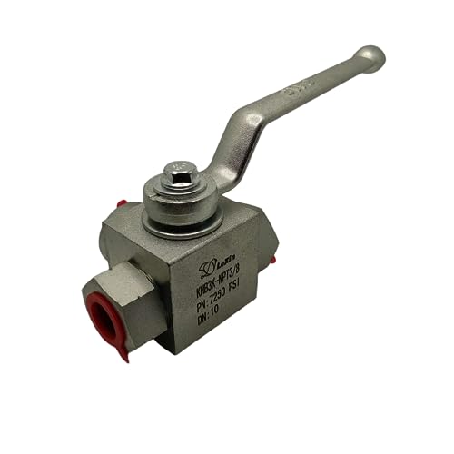 LX Hydraulic High Pressure 3 Way Ball Valve 3/8