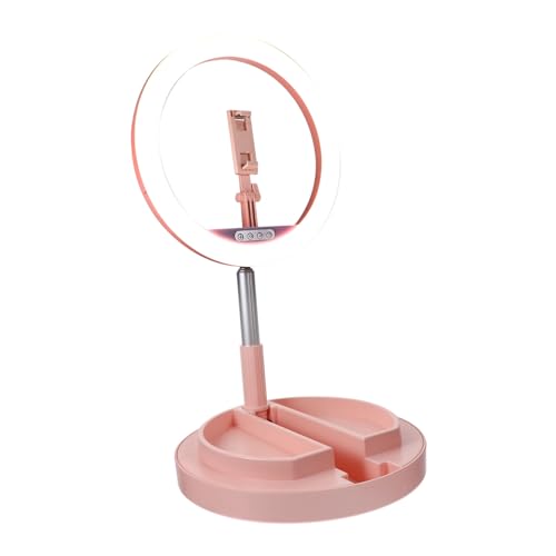 HOLIDYOYO Beauty Lamp Folding Light Mobile Phone Bracket for Live Broadcast Ring Light for Photography