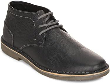 Kenneth Cole Men's Desert Sun Chukka Boot, Black Pebbled, 11 | Image 5