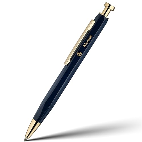 Bolígrafo gel con diseño hexagonal y acabado en oro 24K miniatura 1