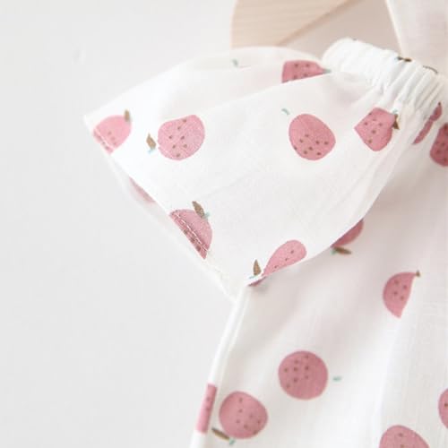 Conjunto de ropa de verano LIFKOME: camiseta sin mangas rosa con adornos y pantalón corto de niña 6