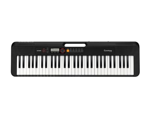 Casio Casiotone CT-S200 – 61-Key Portable Keyboard for Beginners | 400 Tones, 77 Rhythms, LCD Display, Dance Music Mode, USB-MIDI, Stereo Speakers | Includes Power Supply & Music Rest | Black