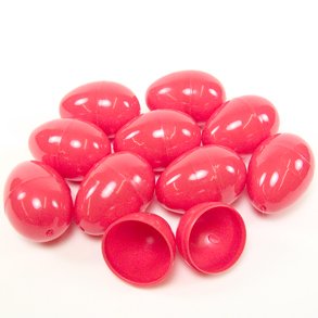 Rhode Island Novelty Plastic Snap Closure Fillable Easter Eggs - Toys for Egg Hunts, Easter Baskets, Classic Split Design, Bright Colors â€“ Multicolor, 100 Count