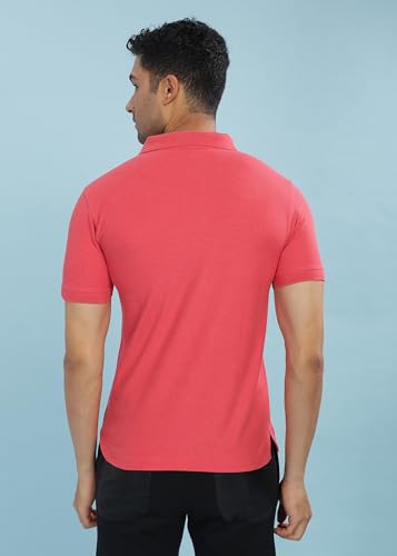 Image of Force NXT Polo Neck T-Shirt for Men Pack of 1 | Regular Fit T-Shirt for Men | Premium Super Combed Rich Cotton Polo Shirt | Men's Ultra Soft Half Sleeve T-Shirt