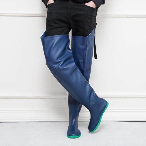 Botas de pesca de PVC impermeables y vadeador ajustable 39 EU 3