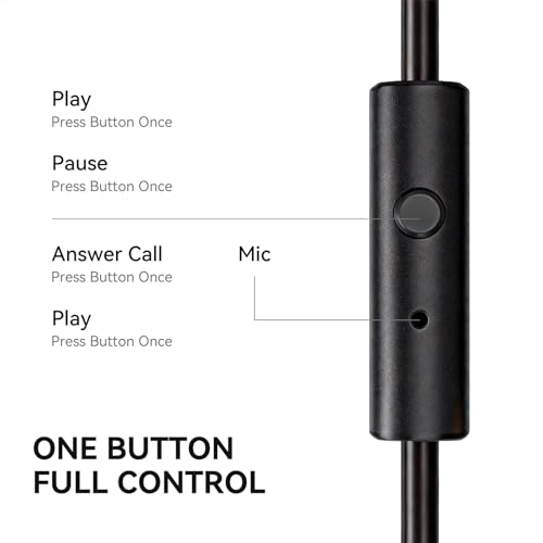 OneOdio Wired Over Ear Headphones Hi-Res Studio Monitor & Mixing DJ Stereo Headsets with 50mm Drivers and 1/4 to 3.5mm Jack for AMP Computer Recording Podcast Keyboard Guitar Laptop - Black