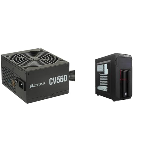 Image of Corsair CV550, CV Series, 80 Plus Bronze Certified, 550 Watt Non-Modular Power Supply - Black