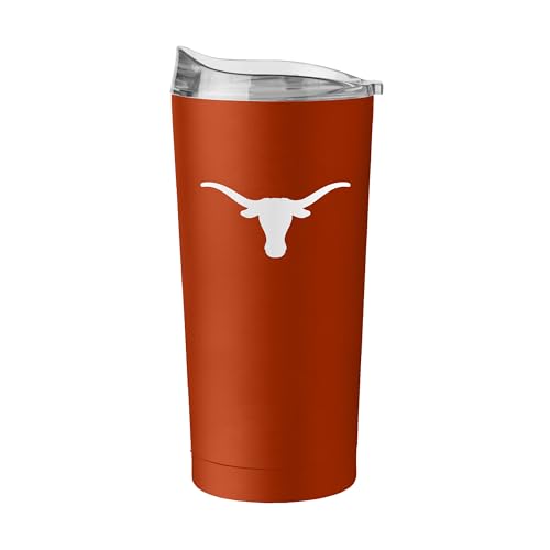 Image of Logo Brands NCAA 20 oz Powder Coat Stainless Tumbler -Double-Wall Insulated Everday Tumbler for Hot or Cold Drinks, High Lip Lid, Team Color