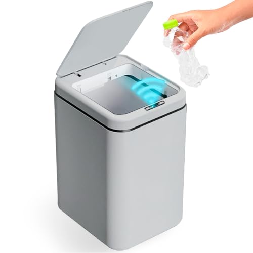 Lixeira Inteligente 16 Litros com Sensor Automático Abre e Fecha ...