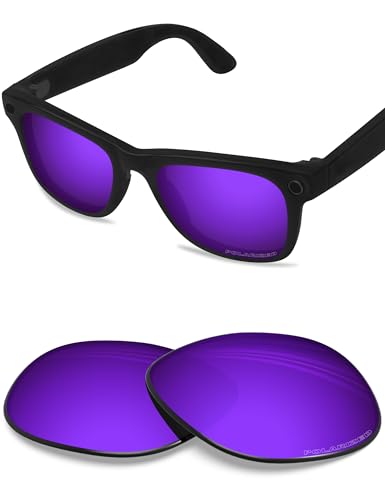 Image of BLAZERBUCK Photochromic Replacement Lenses Compatible with Ray-Ban Meta Wayfarer RW4008 | RW4012 (Gen 2) 53mm Smart Glasses