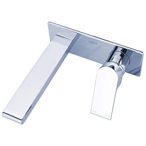 ZUKKI Full Copper Bathtub faucet Bathroom Fixtures Vanity Sink Faucet, Wall Mounted Solid