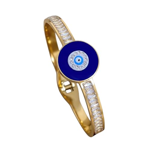 New 2026 Unisex Fashion Turkish Eyes Stainless Steel Bracelet Bangle For Women Lucky Blue Cuff Bracelets Wristband Decoration Jewelry Luxury Accessories Trendy And Men