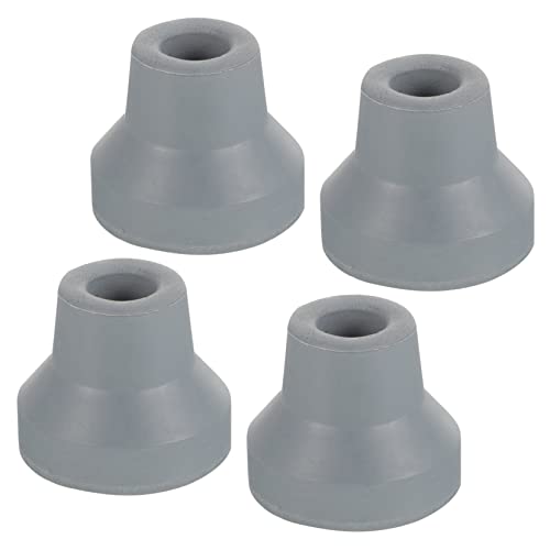 NULYLU 4pcs Crutch Tips Elderly Crutch Fix Non-Slip Cane Foot Protectors for Walking Canes Accessories