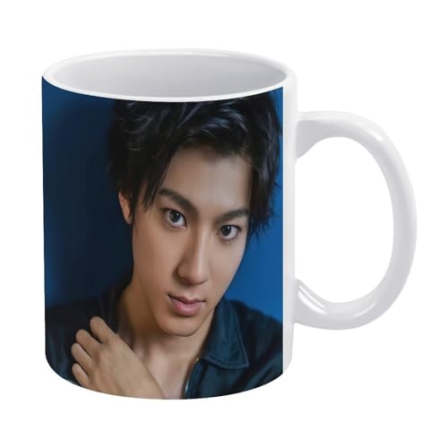 山田裕貴 37ップ グラス 陶器カップ スープカップ ド ハンドル 耐熱 磁器 二重構造 湯飲み コーヒーカッマグ ウォーターカップ マグカップ カスタムメイド