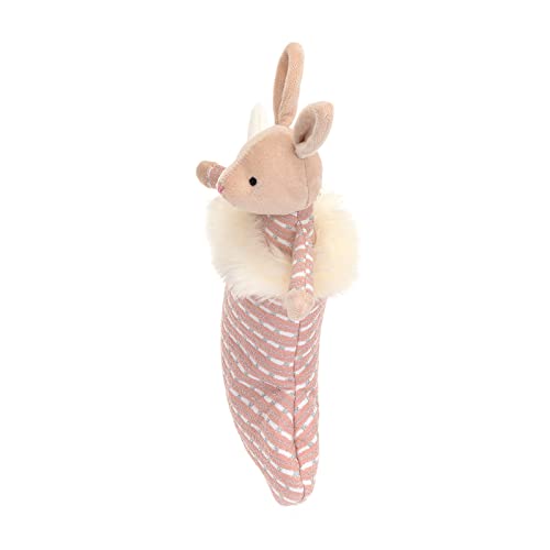 Jellycat Shimmer Stocking Pink Bunny Collectable Plush Decoration, Beige, 20 x 9 x 0 cm - Image 3