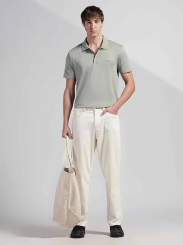 Image of Solid Slim fit Cotton Polo t-Shirt