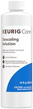 Keurig Brewer Cleaner Includes 14 oz. Descaling Solution, Compatible Classic/1.0 & 2.0 K-Cup Pod Coffee Makers