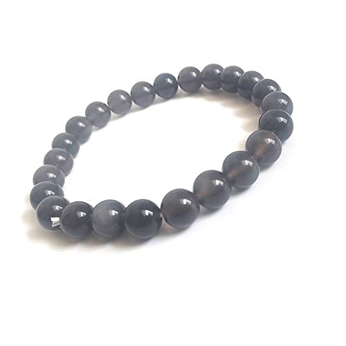 Image of HEALING AND SEMI-PRECIOUS CRYSTAL STONE BRACELET 8 MM ROUND FOR FENSHUI